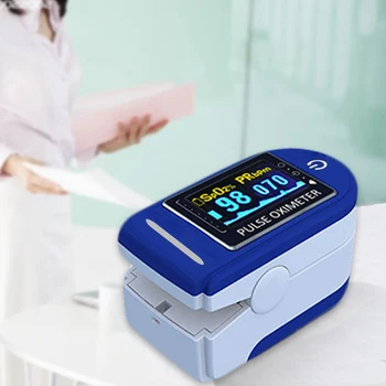 Oximeter Piesātinājumu Sirdsdarbības Monitoringa Pirkstu Klipu Pulsa Noteikšanas Pirkstu Mājas Detektors ar OLED Displejs Pulsa Oxymeter