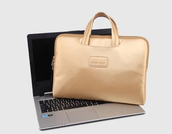 PU ādas klēpjdatoru Uzskaites soma MacBook Dell, Acer, HP 12.5 13 14 14.6 15.6 collu Gadījuma sieviešu un vīriešu portfelis messenger bag
