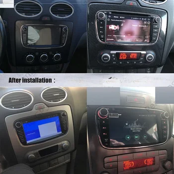 PX6 Android 10.0 4+128G Ekrāna Automašīnu Multimediju DVD Atskaņotājs Ford Mondeo 2007. - 2010. gadam GPS Navi Auto Audio Radio Stereo Galvas Vienības