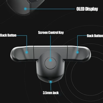 Pagarināts Gamepad Atpakaļ Pogu Pielikumu Kursorsviru Aizmugurējo Pogu Pielāgot TURBO Adapteris Priekš PS4 Spēle Kontrolieris Piederumi X6HA