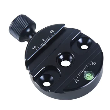 Panorāmas Universālā Skava Kameras Bumbu Galvas Statīvu Galvas Disku Skava Adapteris PU-70 Quick Release Plate ir Savietojams Arca Swiss