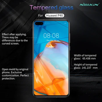 Par Huawei P40 Stikla Nillkin H/H+ PRO Ultra-Plānas Rūdīta Stikla Ekrāna Aizsargs, Anti-Scratch, Lai Huawei P40 Nilkin Stikla