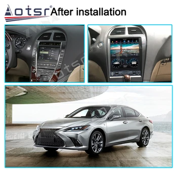 Par Lexus ES V4 ES200 ES240 ES300 ES350 Tesla Stila PX6 Android 9 Auto Multimediju Atskaņotājs, GPS Navigācijas Vienības Vadītājs Stereo Carplay