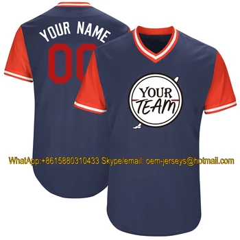 Pielāgot Beisbola Pulovers Svīteri Dizains, DIY Komandas Logo Izšūts Nosaukums Numuru Sporta Mācību T-Krekli Softbola T-Krekli Vīriešiem