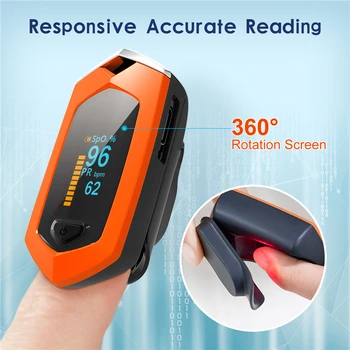Pirkstu Pulsa oksimetru Sirds ritma Monitors Medicīnas SpO2 Uzlādējams PR OLED Pirkstu Oximeter Asins Skābekļa Digitālo Oxymeter