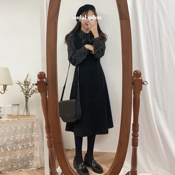 Polka Dot Blūzes, Krekli Jaunu 2019 gada Pavasarī Dizains korejas Styel garām Piedurknēm Preppy Stils laukos Meitenes Gudrs tauriņu Top Blūze