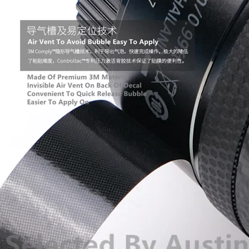 Premium Objektīvs Ādas Canon EF 24-105 f/4L II kategorijas Uzlīme Decal Wrap Filmu Anti-scratch Mētelis uz Lietu