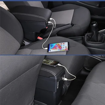 Priekš Nissan Terrano Elkoņbalsti lodziņā centrālās noliktavas saturu, kastē ar USB interfeisu