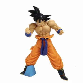 Pūķis Z Son Goku Anime Attēls Super Saiyan Goku Figma Rotaļlietas, Lelles Modelis Kolekcionējamus Melni Mati DBZ Statuetes PVC Brinquedos
