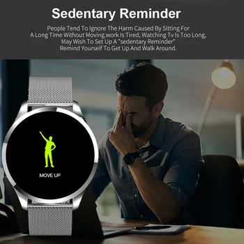 Q9 Vīriešu Smart Skatīties Fitnesa vieglatlētikas Atgādinājums Smartwatch Sirdsdarbības Monitoringa Tracker Aproce
