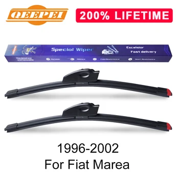 QEEPEI Aizstāt Tīrītāju slotiņu Par Fiat Marea 1996-2002 Priekšējā Vējstikla Dabas Gumiju Nomaiņa Tīrītājs