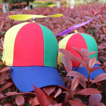 Radošā noņemams dzenskrūves bambusa spāre beisbola cepure, pavasara un vasaras bērnu ēnā 