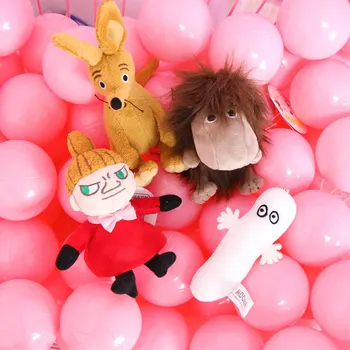Rotaļlietas meitenēm kawaii plīša spilvenu keychain ziemassvētku dāvanu moomin plushie cute baby rotaļlietas, dāvanu pildījumu dzīvniekiem anime kids kpop