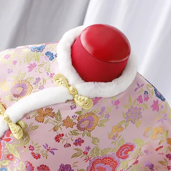 Rudens Un Ziemas Meiteņu Ķīniešu Stilā Un Han Tang Kostīmu Sabiezējumu jaungada Kostīmu Puse Kleita Skatuves Sniegumu Apģērbi