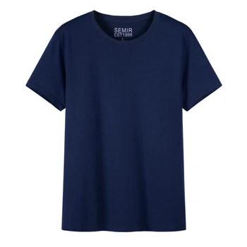 SEMIR T Krekls Vīriešiem Ir 2021. Modes Gadījuma Kokvilnas T-krekli Vīriešu Baltie Tee Krekli ar Īsām Piedurknēm Streetwear Vasaras Topi Vīriešu