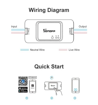 SONOFF PAMATA R3 WiFi Bezvadu DIY Slēdzis Modulis Smart Home APP Tālvadības Saderīga ar Alexa Amazon, Google Home Palīgs