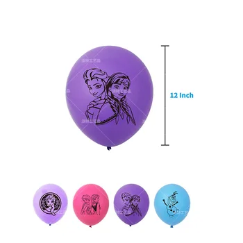 Saldēti 2 Princesi Aišu Tēma Lateksa Balonu Banner Bērniem Dzimšanas Dienas Ballīti Balonu Bērnu Dušas Dekorēšanai Ziemassvētku Baloni Globos