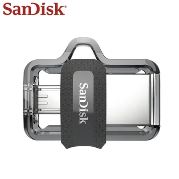 Sandisk Pendrive Micro Usb OTG 32GB U Diska DUAL DRIVE 16GB USB Flash Disks 128GB Atmiņas karti memory Stick USB 3.1 64GB Augstas Kvalitātes