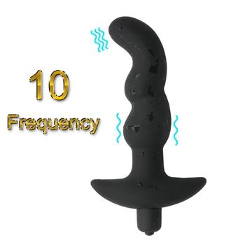 Seksa produkti Vibrējošo Anālo Plug Butt Plug Ūdensizturīgs,10 Režīmā Anālais Vibrators ar prostatas vīriešu anālās seksa rotaļlietas sievietēm