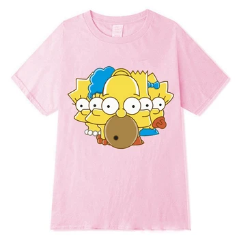 Simpsoni Smieklīgi Vīrieši ir O-veida kakla T-krekls Modes T Krekls Cilvēks Jaunajā 2020. gada Vasaras Drukāt Kravu T-kreklu, lai Sieviete