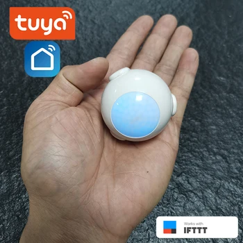 Smart Life Bateriju Darbināms WiFi Tuya PIR Kustības Sensoru Detektoru Mājas Signalizācijas Sistēma darba ar IFTTT