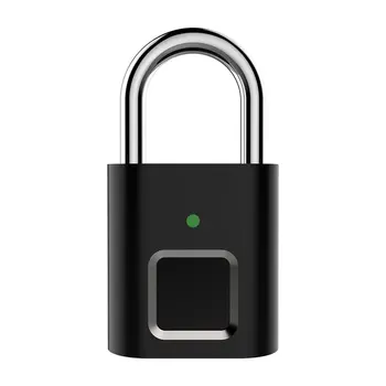 Smart Īssavilkums Durvju Slēdzeņu Uzlādējams Durvju slēdzenes pirkstu Nospiedumu Smart piekaramo atslēgu USB Keyless Ātri Atslēgt Piliens Kuģniecība