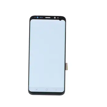 Sākotnējā Super AMOLED S8 ar melnu punktu pikseļi SAMSUNG Galaxy S8 G950 G950F Displejs S8Plus G955 G955F Touch Screen Digitizer