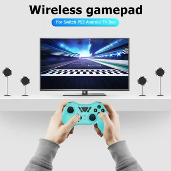 TSW05 Wireless Spēļu Kontrolieri PS3 Nintend Ieslēdziet DATORU, Tālruni, TV Slēdzis Pro Bluetooth Gamepad Joypad Android TV Box