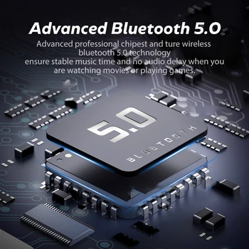 TWS Austiņas Bluetooth 5.0 Bezvadu Bluetooth Austiņu Trokšņa Slāpēšanas 9D HiFi Stereo Sporta Austiņas, Brīvroku ierīce Ar Mikrofonu
