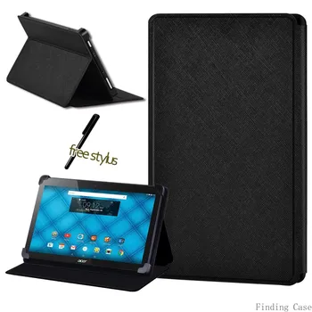 Tablete Gadījumā Par Acer Iconia Viens 10 B3-A10 A20 A30 A40 A50, Universāls Pārsegs Ādas Tablete Gadījumā Aizsardzības Stāvēt Vāks + Stylus