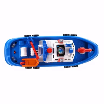 Toddler Bērnu Vannas Rotaļlieta Laivu Glābšanas Gurķiem + Braucieni Ūdens Laika, Squirting Kuģa Zēni Dāvanu Mayitr