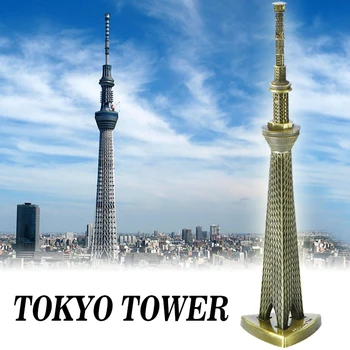 Tokyo Sky Tree Tower Ēkā Metāla Apdare Retro Japānā, Ēkas, Mājas Un Biroja Amatniecības