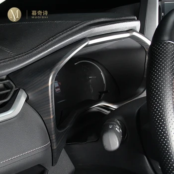 Toyota RAV4 RAV 4 2020. gadam vadības paneli ciparu kabīnes ekrāna rāmi Instrumentu atstarojošs vāciņš melns labo roku disku