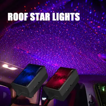 USB Lampa Nakts Gaisma Guļamistaba Dekori Auto Mājās, Griestu Apdare, Gaismas Projekcijas Lampa Disko Gaismas Zvaigžņu Projektors, Galaxy Gaismas Sky