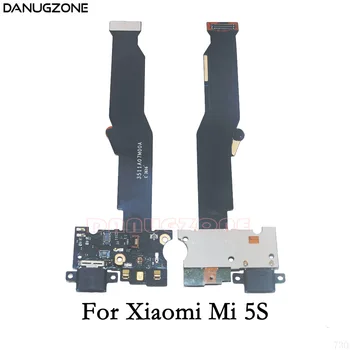 USB Uzlādes Ligzda Spraudnis-Ligzda Savienotājs Uzlādes Doks Ostā Flex Kabelis Ar Mikrofonu, Lai Xiaomi Mi 5 5S Plus Mi 5 5S Plus