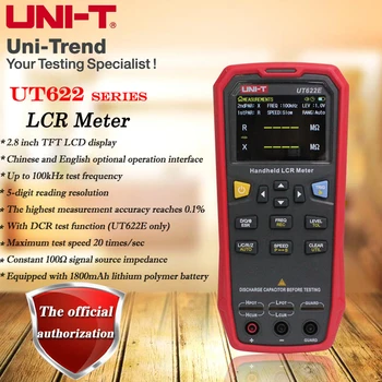 VIENĪBAS UT622E/C/A augstas precizitātes rokas LCR Mērītājs; rūpnieciskās komponente, parametrs indukcijas pretestība kapacitāte testeris