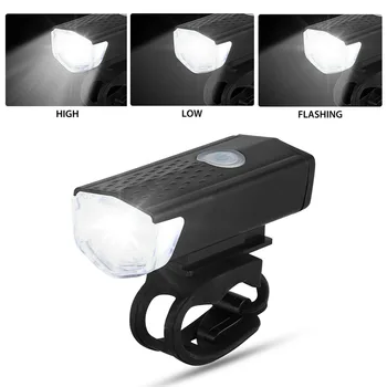 Velosipēds Gaismas Ūdensnecaurlaidīgs USB Uzlādējams LED 800mAh MTB Priekšējo Lukturu Lampas Alumīnija Ultravieglajiem Lukturīti, Velosipēdu Gaismas