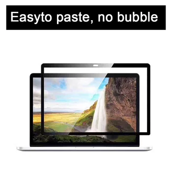 Viegli Ielīmējiet Nav Burbulis Ekrāni Aizsargājošu plēvi ar Melno Rāmi MacBook 12 collas