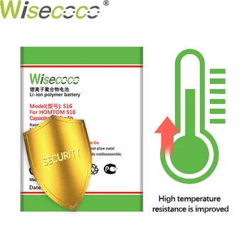 Wisecoco S 16 4150mAh Akumulatoru HOMTOM S16 Mobilo Telefonu Augstas Kvalitātes Nomaiņa+Izsekošanas Numuru