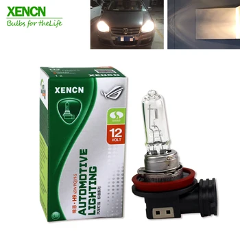 XENCN H9 12V 65W 3200K Skaidrs Sērijas Oriģinālo Auto Lukturu Augstas Kvalitātes Halogēnu Spuldzes Auto Miglas Lukturi ar Ilgu Kalpošanas laiku, 75M staru 2gab