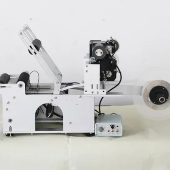 YTK etiķetes aplikatoru, etiķetes stick mašīnu uzlīmes dozatoru kārta pudeli marķēšanas mašīnas semi-utomatic etiķešu printeri