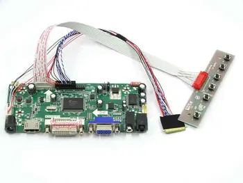 Yqwsyxl Kontroles padomes Monitoru Komplekts N156BGE-L41 HDMI+DVI+VGA LCD LED ekrānu Kontrolieris Valdes Vadītāja