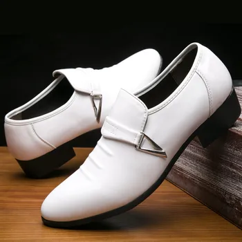 Ādas vīriešu kurpes britu biznesa uzvalks vīriešu kurpes pu Ādas kāzu kurpes vīriešiem kleitu kurpes vīriešiem