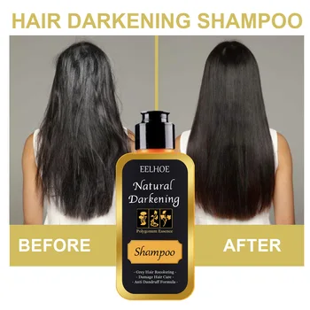 Ķīnas Augu izcelsmes Matu Stiprināšanai Šampūns Bojātas Krāsoti Remonts Tumšāka Polygonum multiflorum Serums ar Anti-Hair Loss Šampūns Unisex