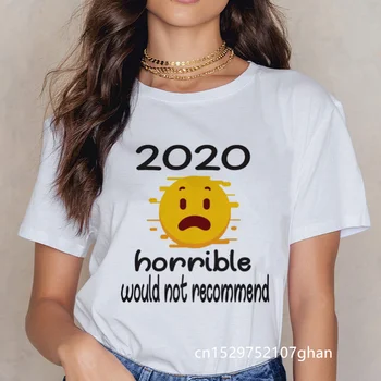 Ļoti Slikti 2020. Gadam nevarētu Ieteikt Humora T Krekls Harajuku Stils Smieklīgi 2020. Gadam Pārskata T-krekls Sieviešu Vasaras Topi Piliens kuģis