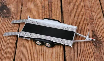 1:43 Sakausējuma Piekabes Noslēdzošās plāksnes modelis Skatuves ar auto modelis piekabes automašīnām DIY Miniatūra vīnogulāju Scenārija modelis rotaļlietas