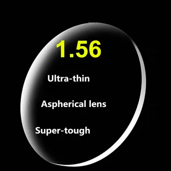 1.56 Indekss Augstas Izšķirtspējas Brilles Recepšu Aspherical Objektīvs Optiskā Super-Tough Ultra-Plānas Radiācijas Izturību Par Pāri