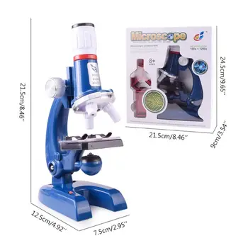 100X-1200X Bioloģisko Mikroskopu Komplekts w/ Mobilā Tālruņa Turētājs ir Izglītības Rotaļlieta, Dāvanu