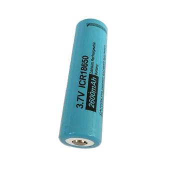 10Pcs/daudz PKCELL 3,7 V 18650 Litija Bateriju 2600mah 3.7 V Litija-jonu Akumulators Baterijas Lukturi Pogu Augšā