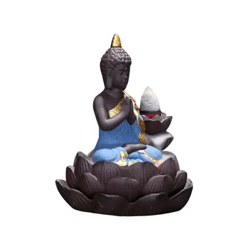 10pc Konuss Vīraks Radošo Mājas Bouddha Dekori +Keramikas Sālsūdenim Vīraks Degļu Lotus Tathagata Budas Vīraka Konusi Nūju Turētājs